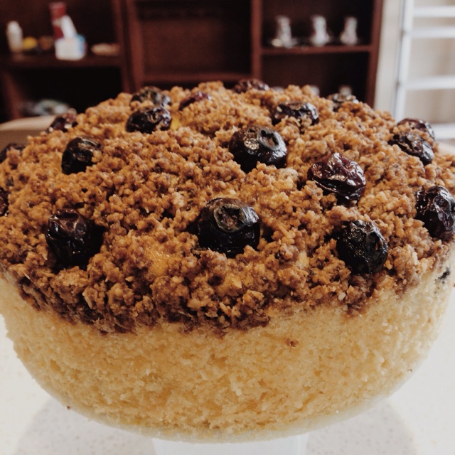 酥皮蓝莓蛋糕