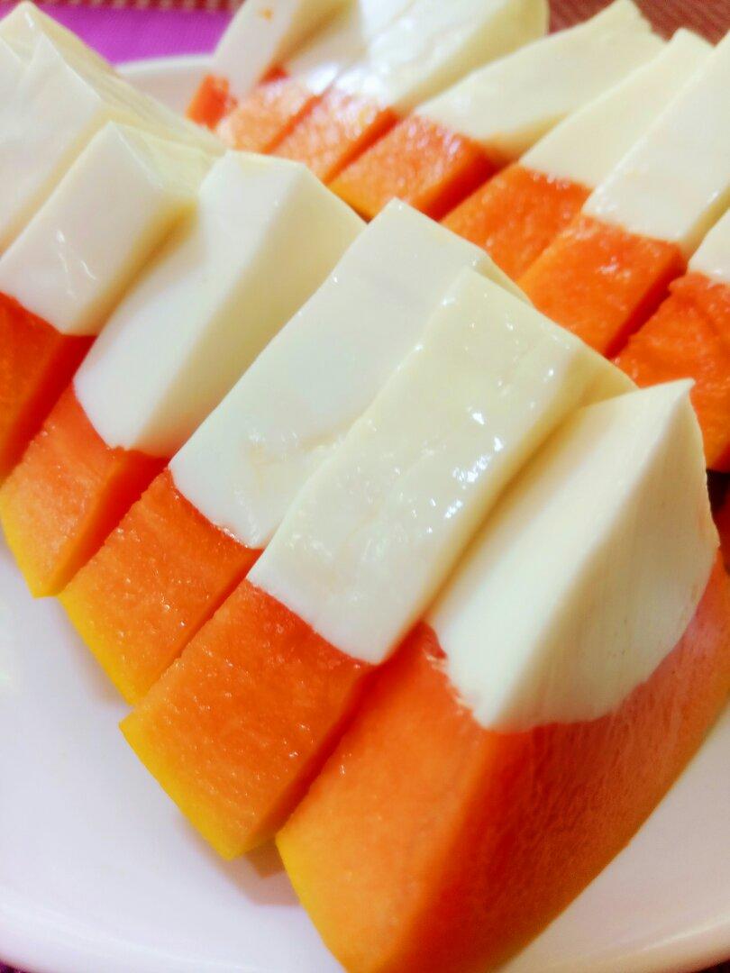 朵拉妈咪做的木瓜椰奶冻