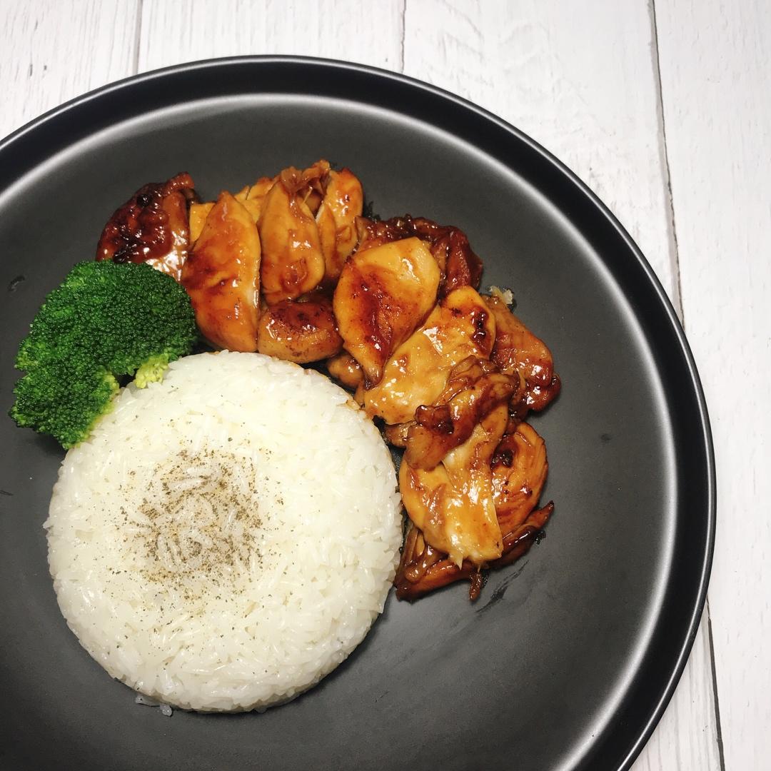 照烧鸡腿饭