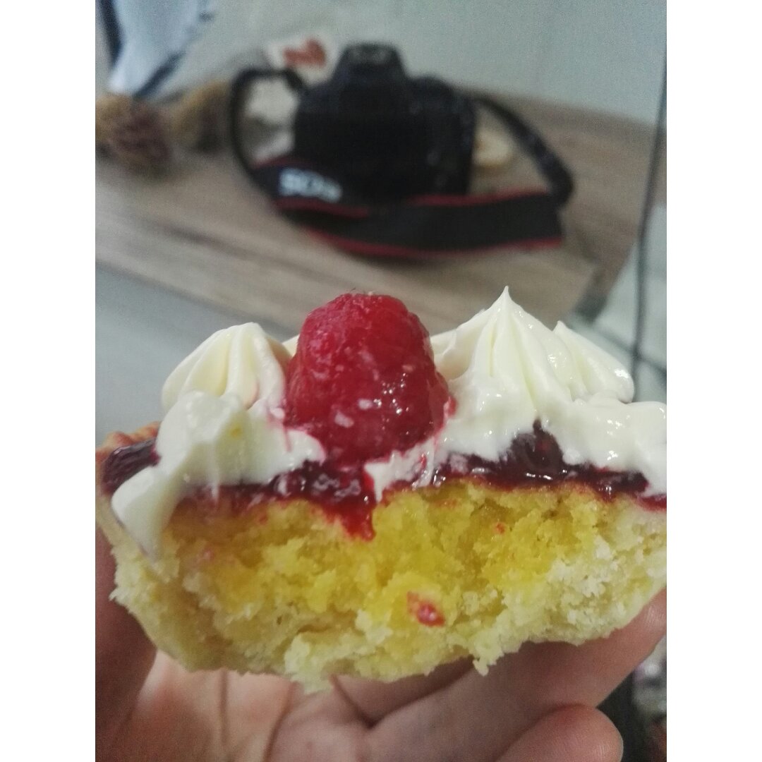 覆盆子白巧克力塔