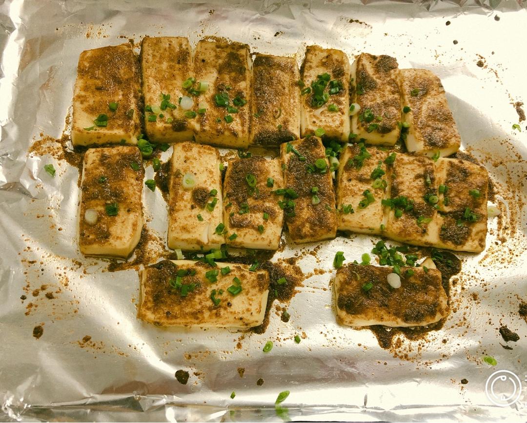 秒杀烧烤摊的烤豆腐（烤箱版）