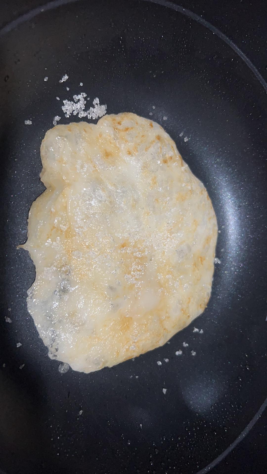 菜鸟也会的糯米粉煎饼