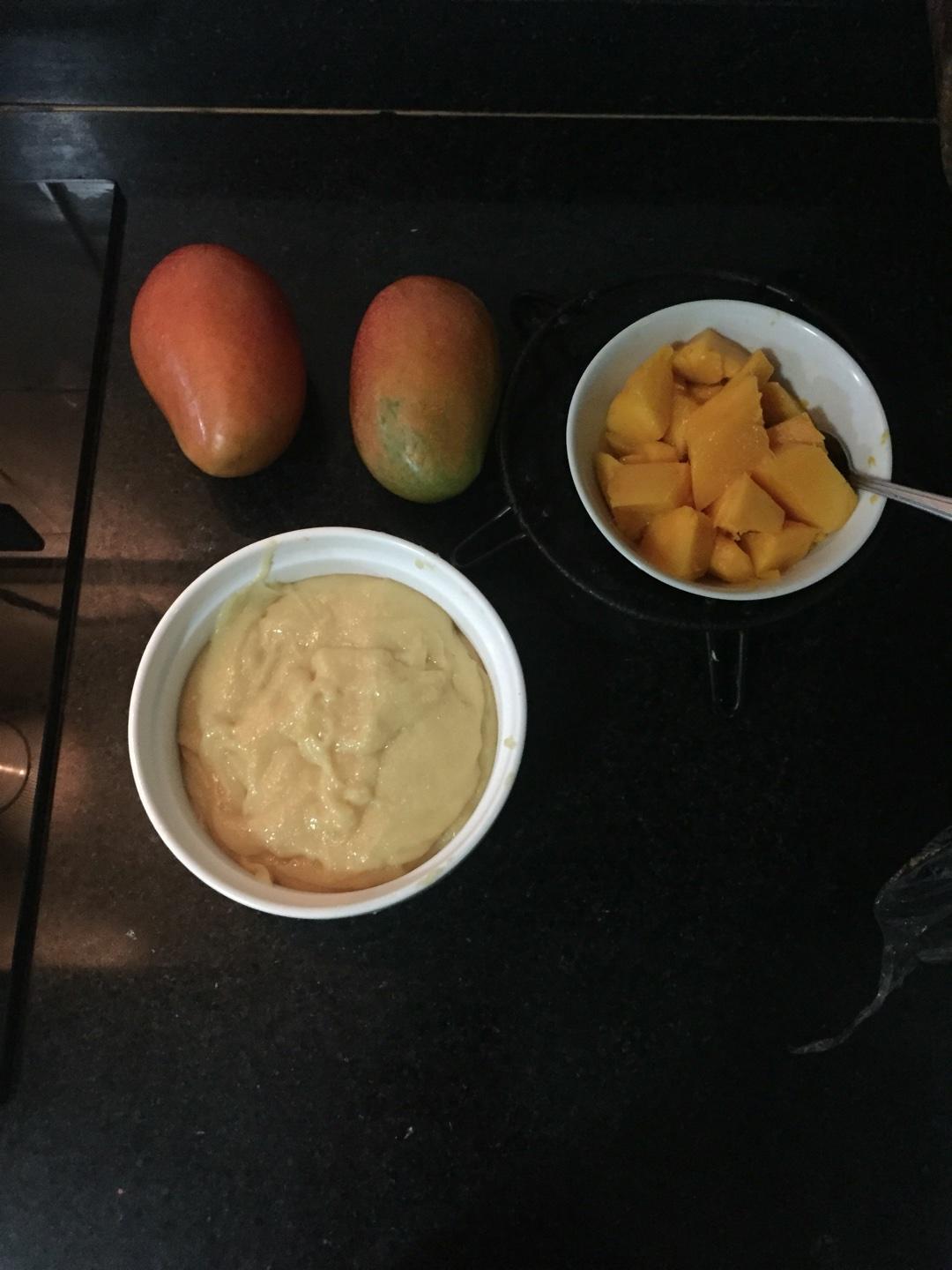 芒果糯米糍（面包机版）的做法 步骤4