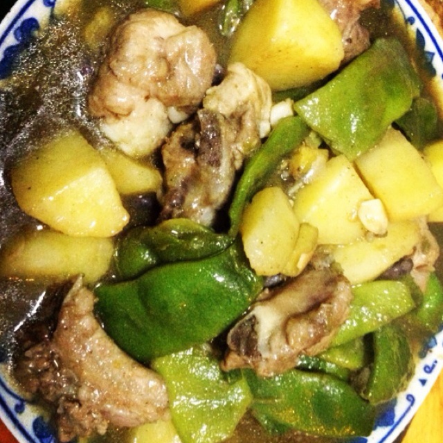 排骨土豆炖豆角