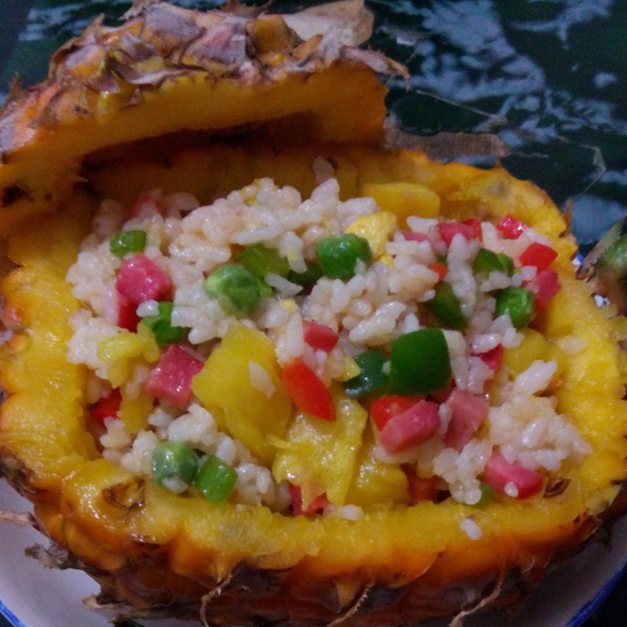 培根菠萝饭