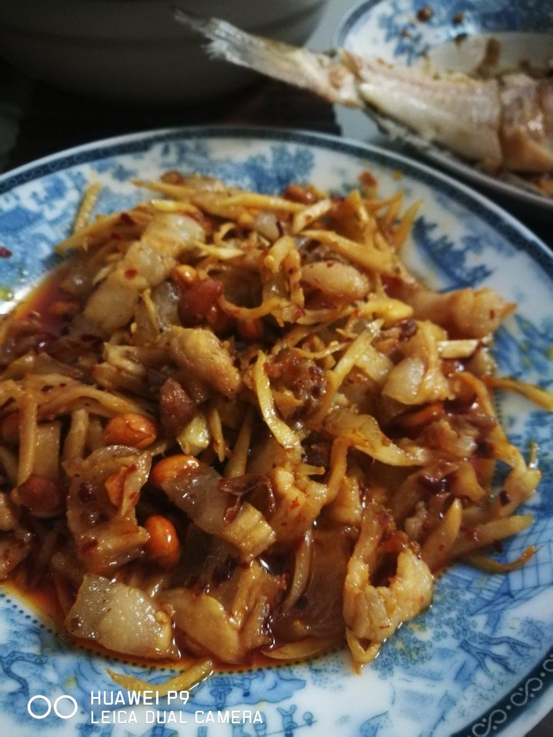 子姜青椒炒肉