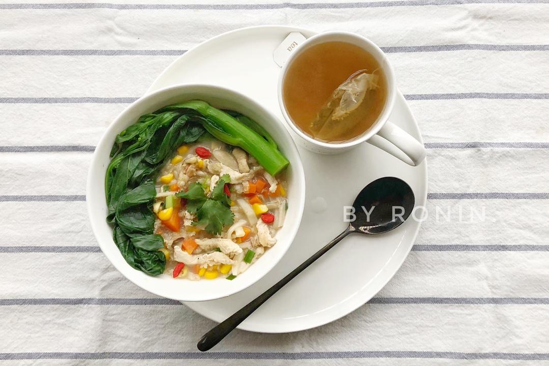 长腿欧尼的低脂早餐
