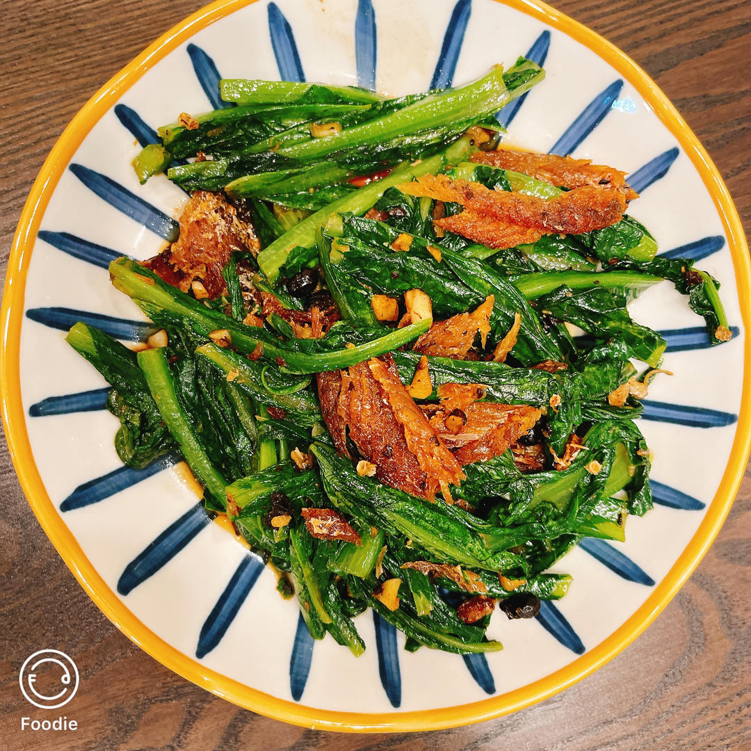 豆豉鲮鱼油麦菜