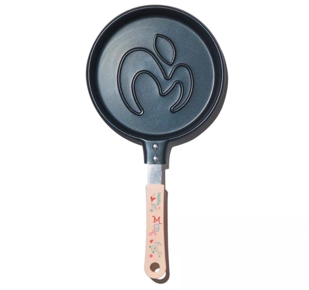 20 燃气用的松饼锅手持式松饼模具电陶炉可用的松饼锅圆形的做法