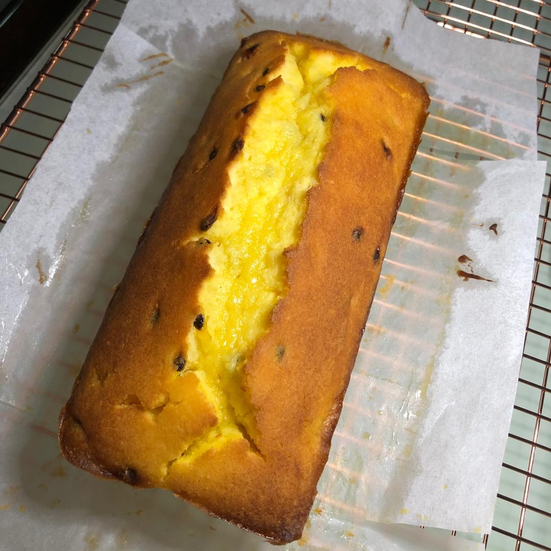轻盈百香果磅蛋糕