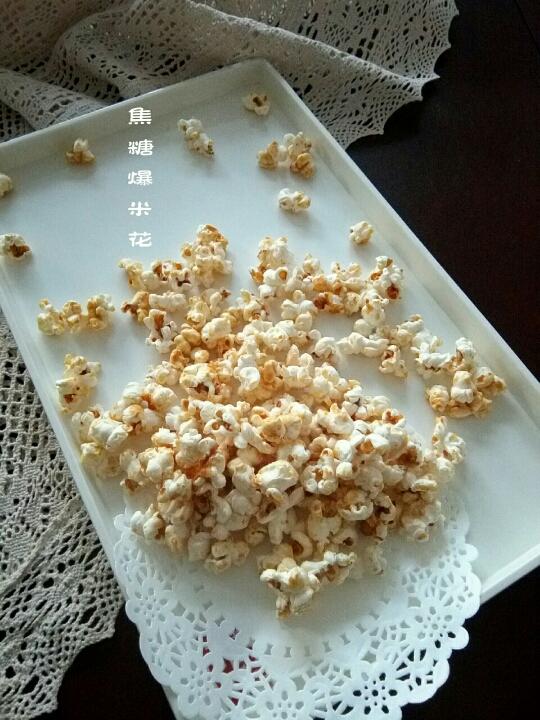焦糖爆米花