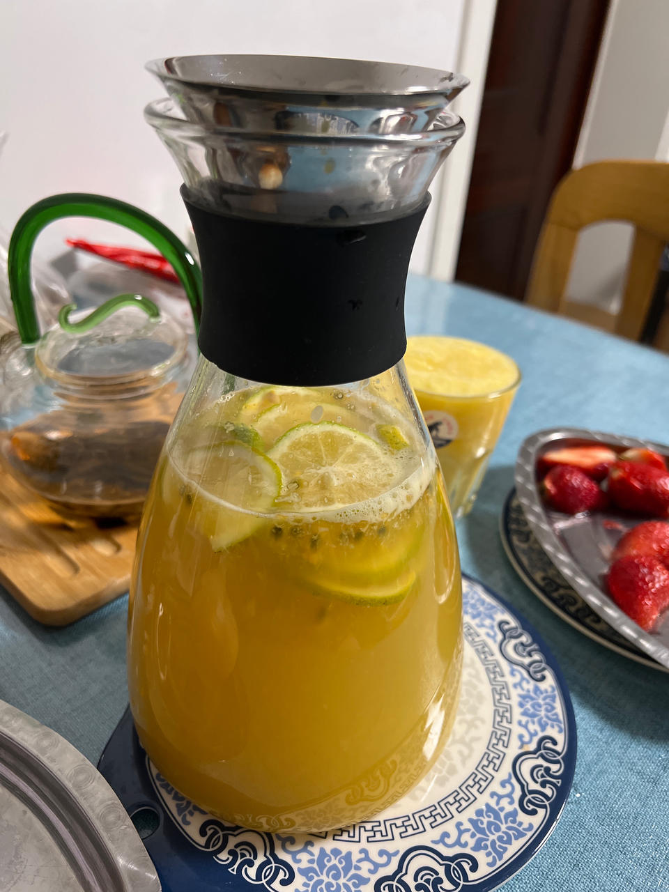 让维c爆炸💥巨好喝的鲜橙柠檬茉莉绿茶