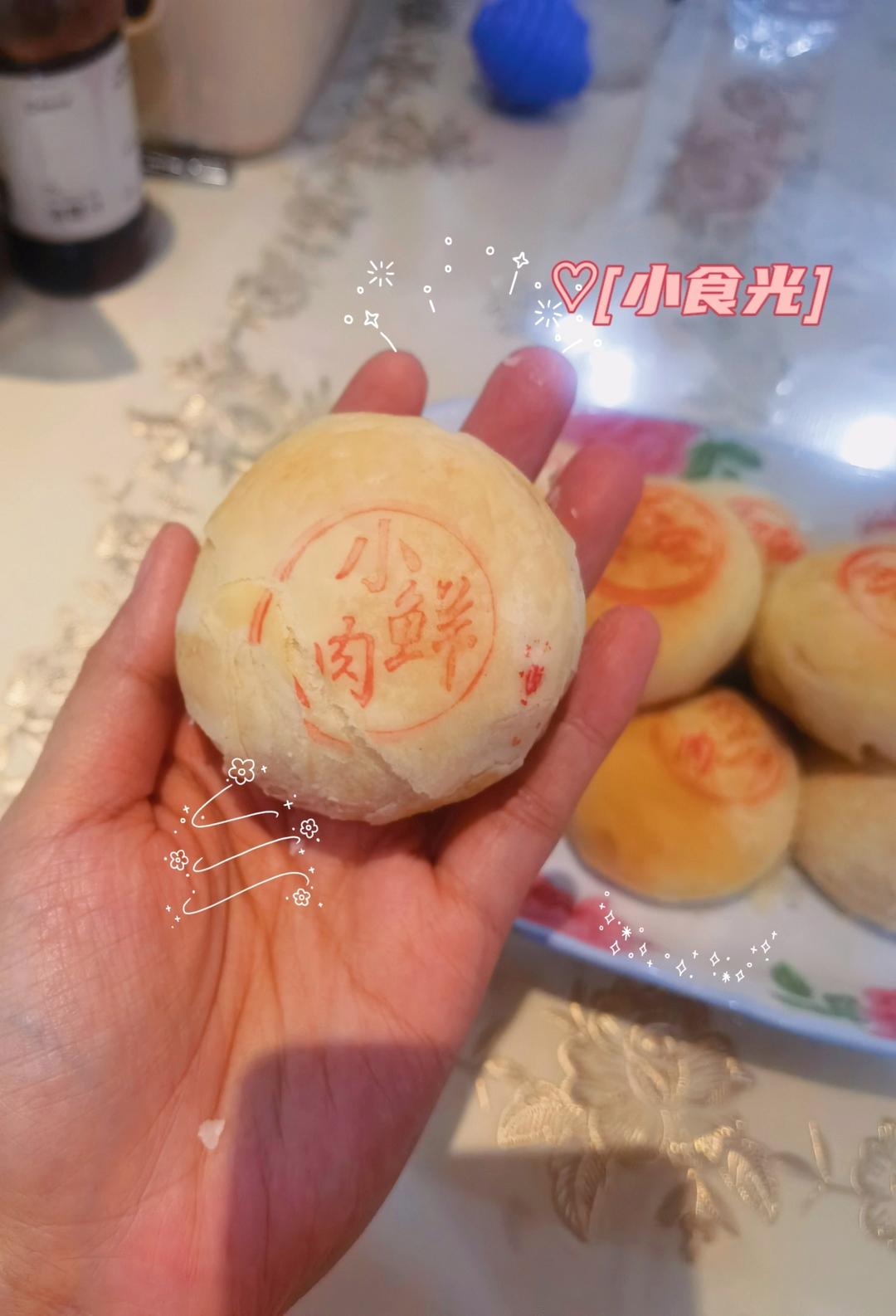 【鲜肉月饼】秋天的第一颗月饼，一口爆汁，酥香掉渣！