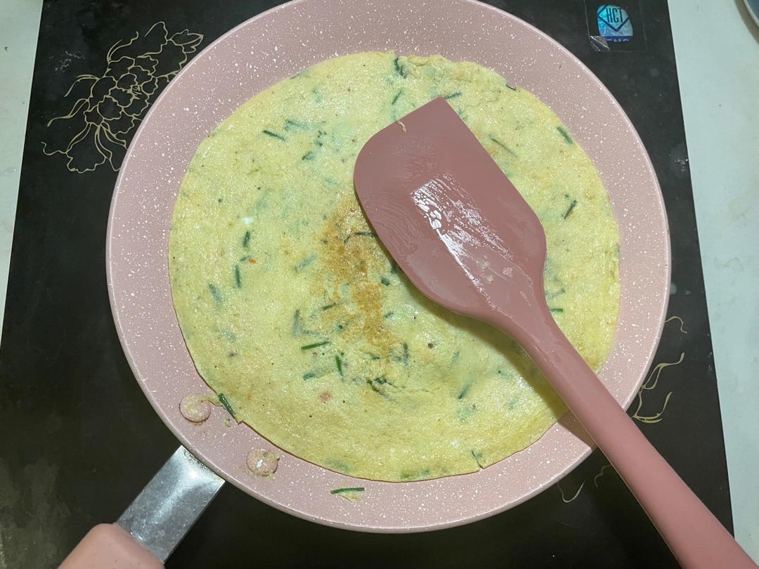 沙葱芝士鸡蛋饼