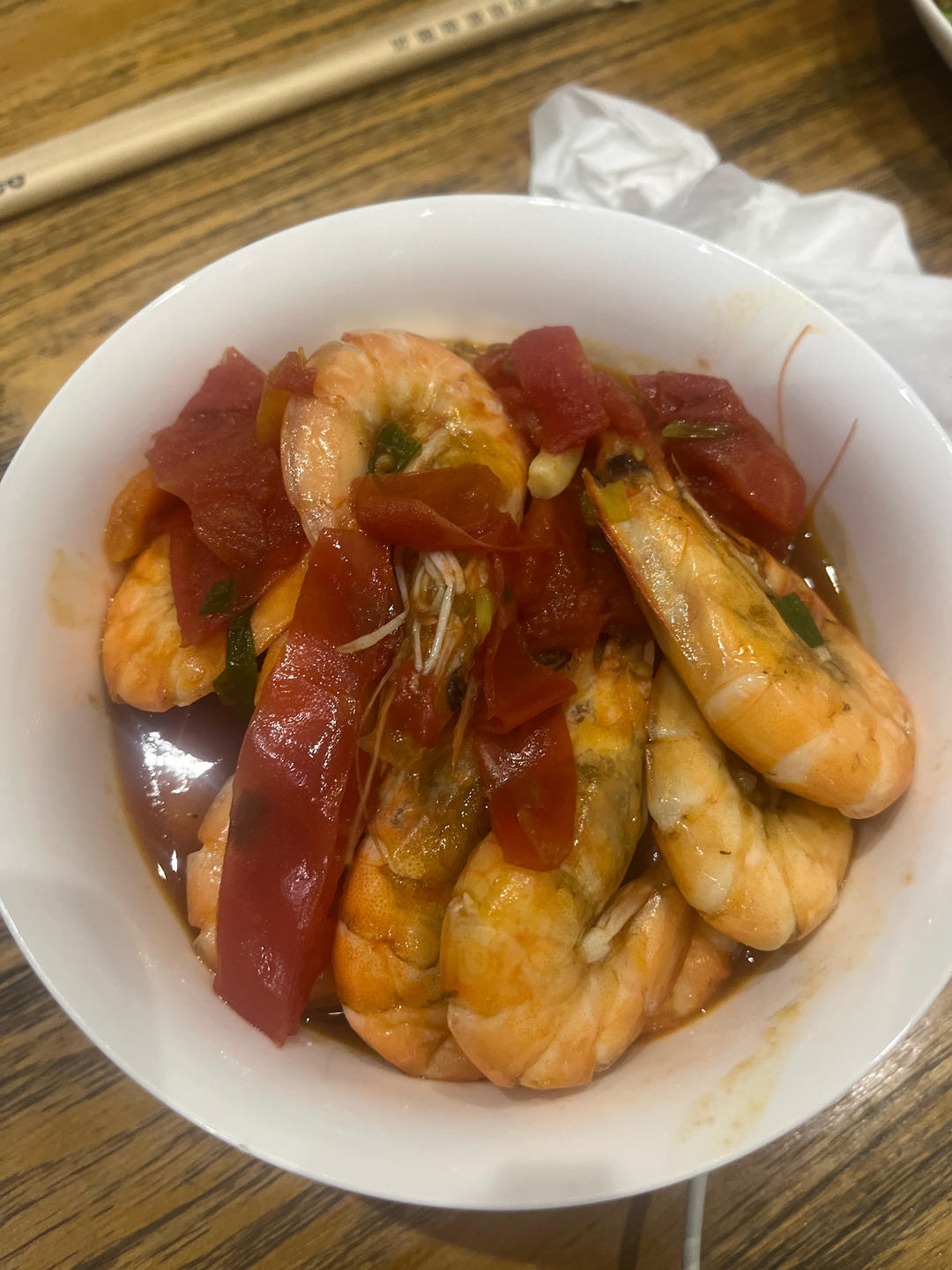 【中餐厅】晓明的即兴茄汁大虾『多图详解』