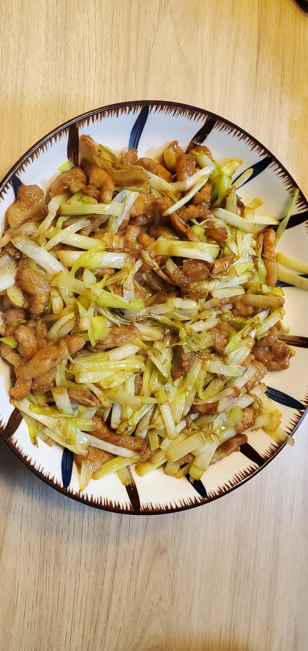 最好吃的韭黄炒肉