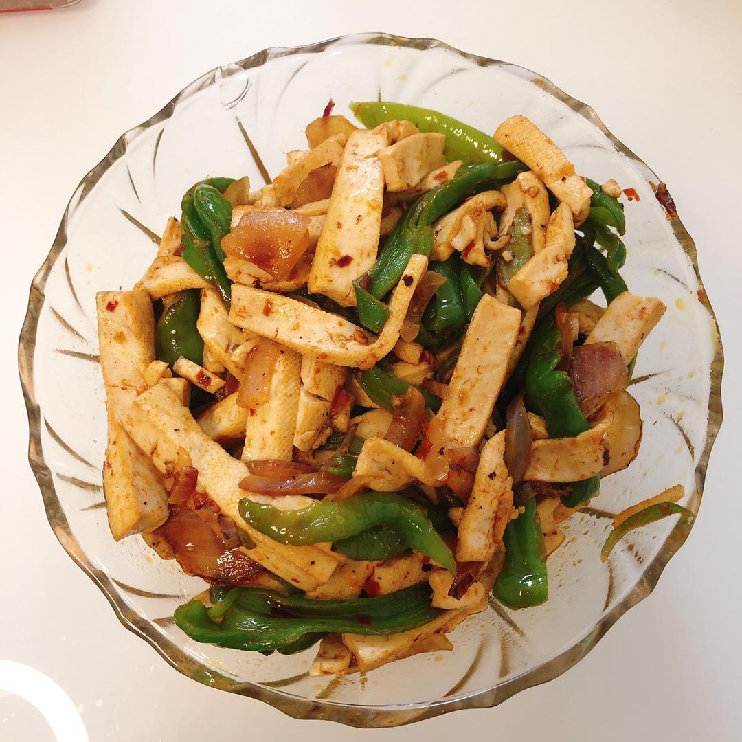 青椒豆腐干