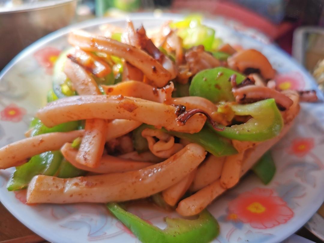 沙茶鱿鱼须