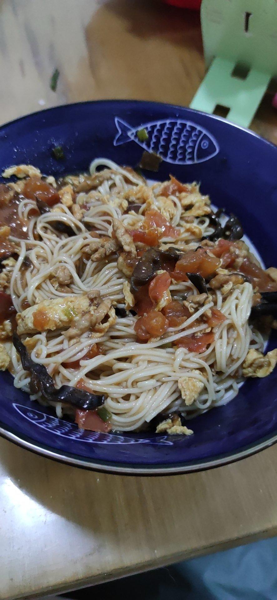 西红柿鸡蛋打卤面