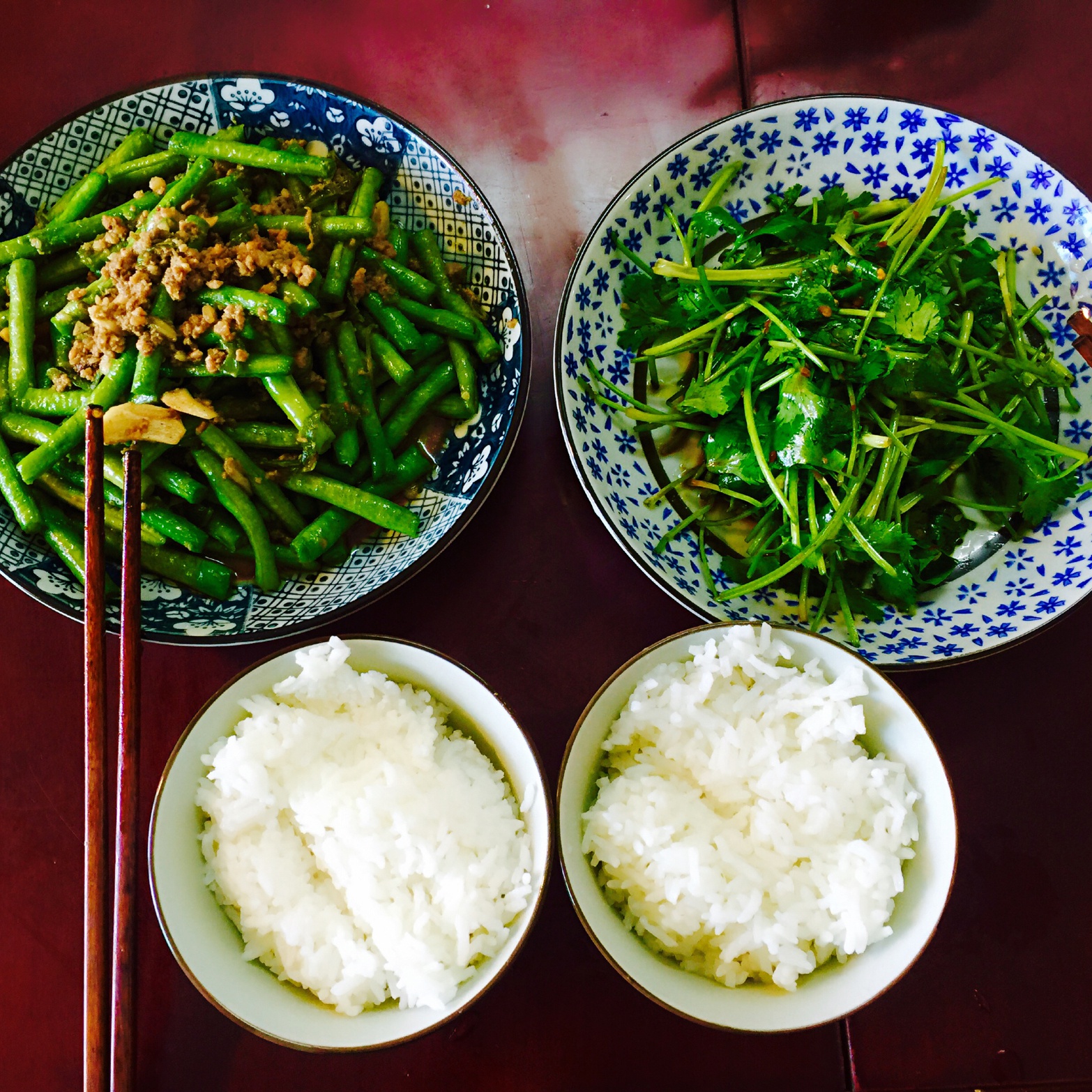 手撕豆角炒肉末