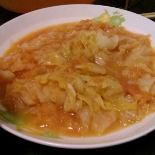 番茄圆白菜
