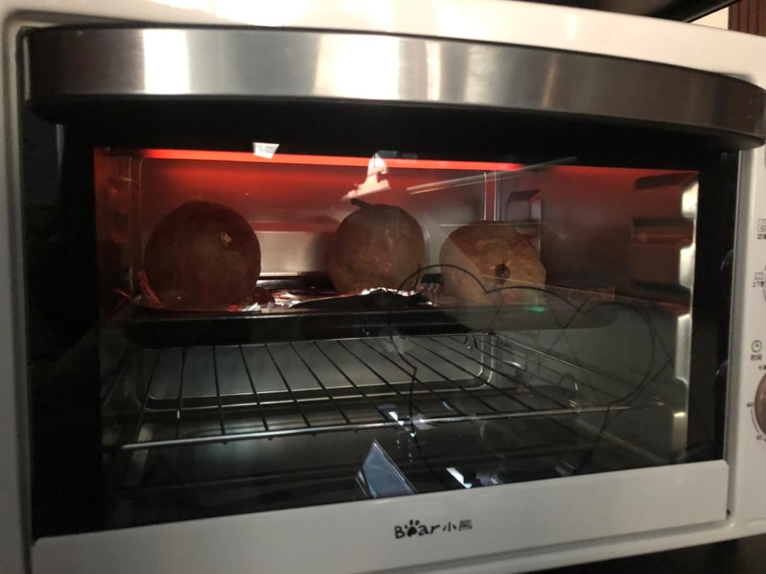 烤地瓜（烤箱初试）