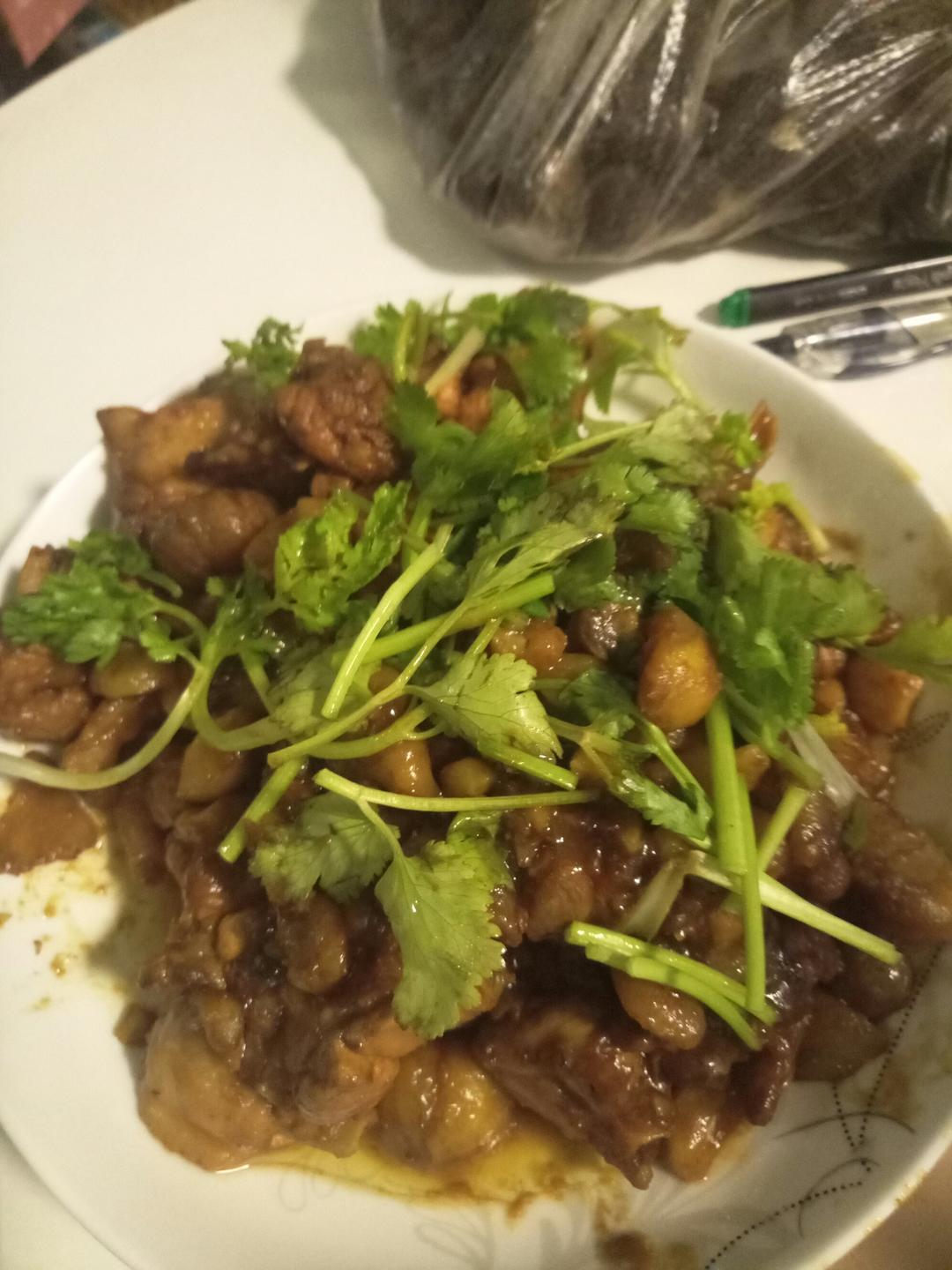 板栗烧鸡