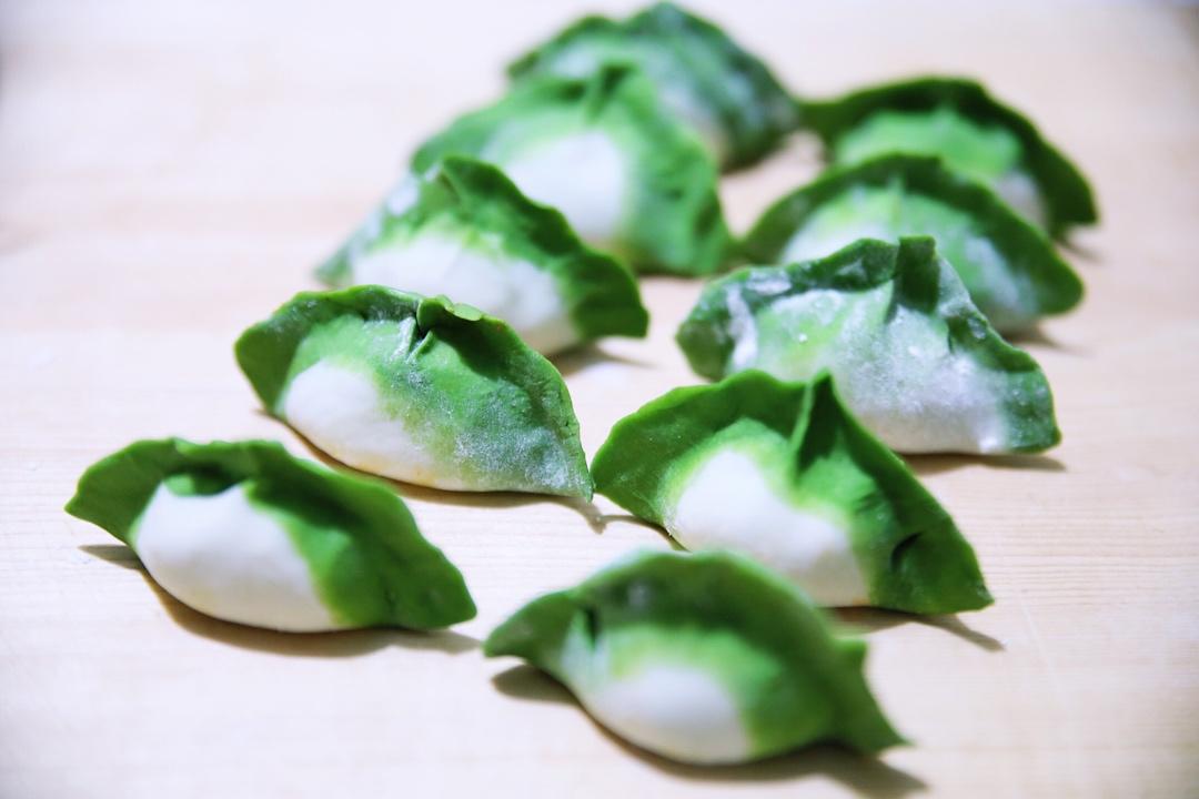 翡翠白菜饺