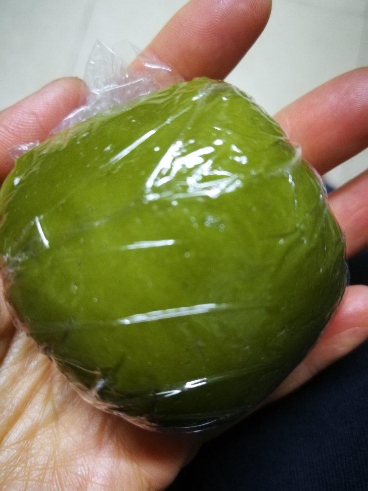 网红宇治抹茶——咸蛋黄肉松青团