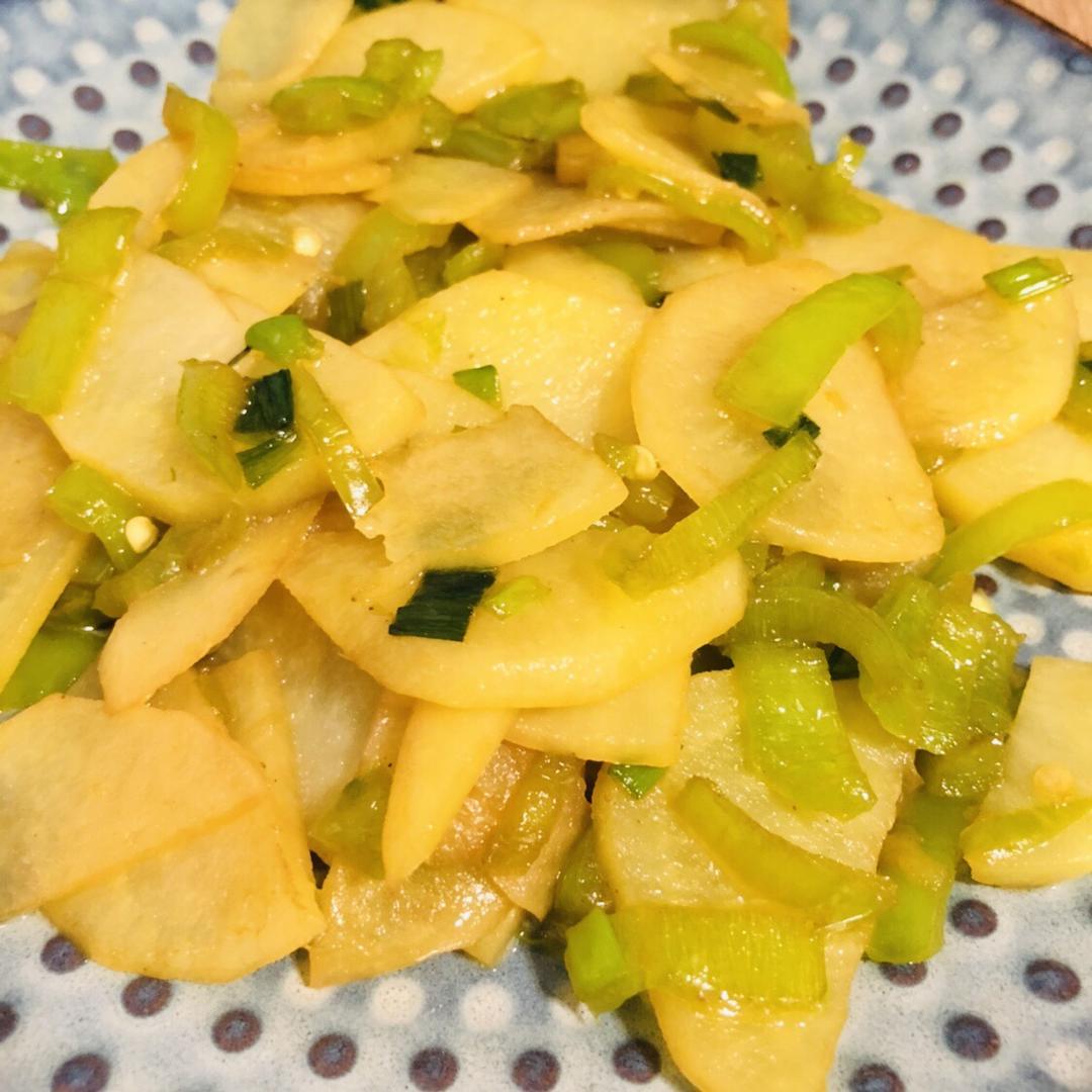 家常炒土豆片