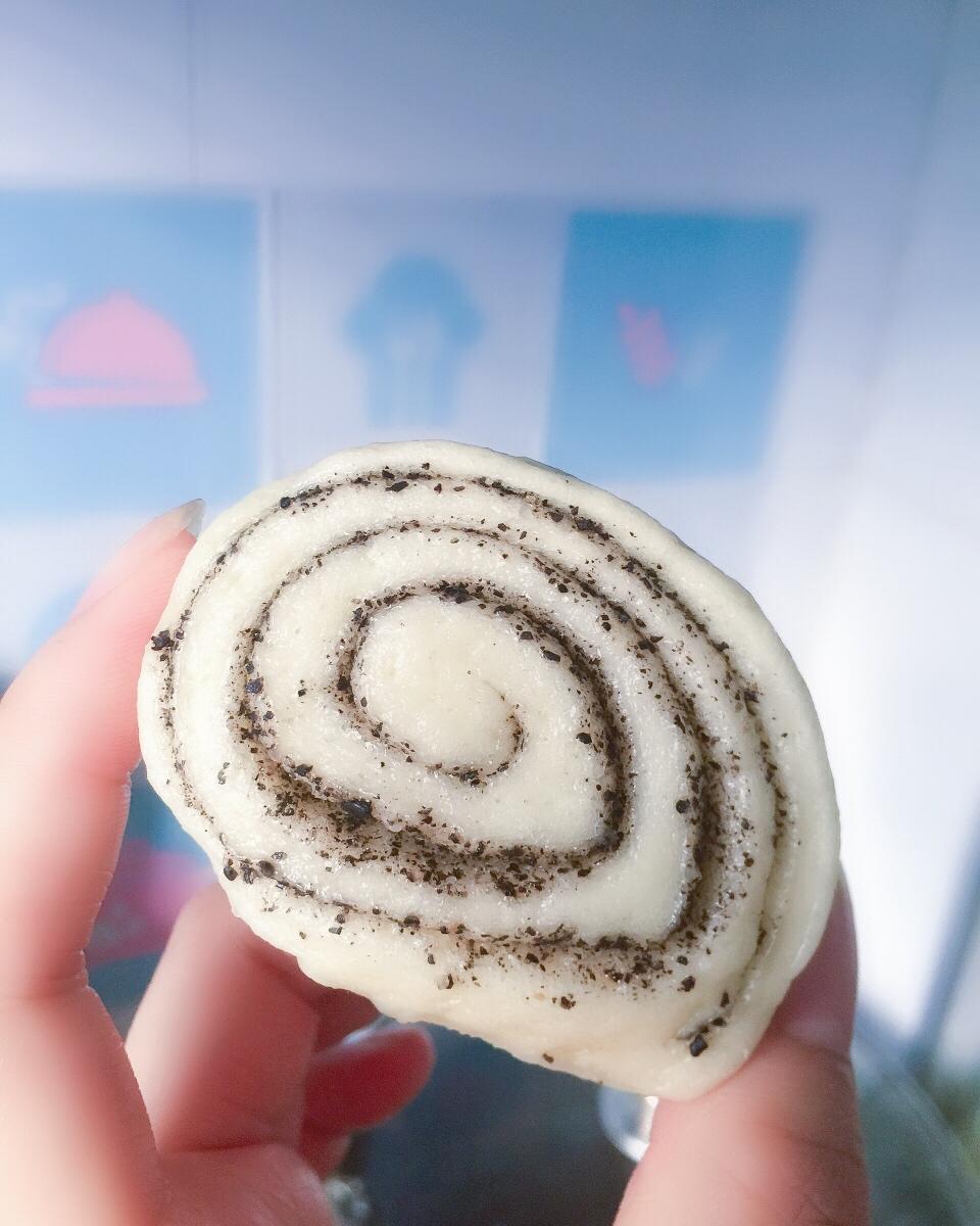 奶香黑芝麻馒头（一次性发酵）