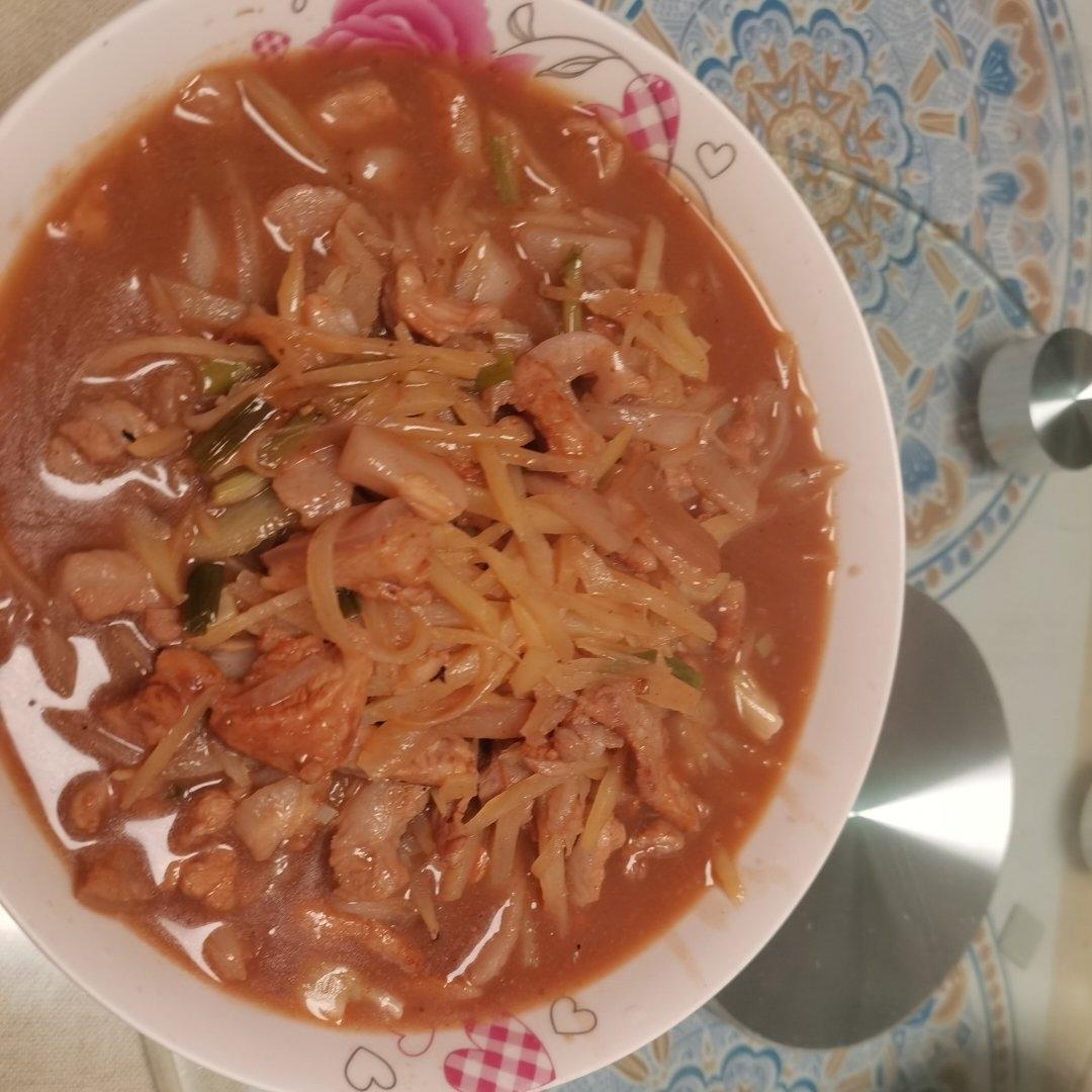 简单快手的土豆丝炒肉丝！拌饭绝绝子！！