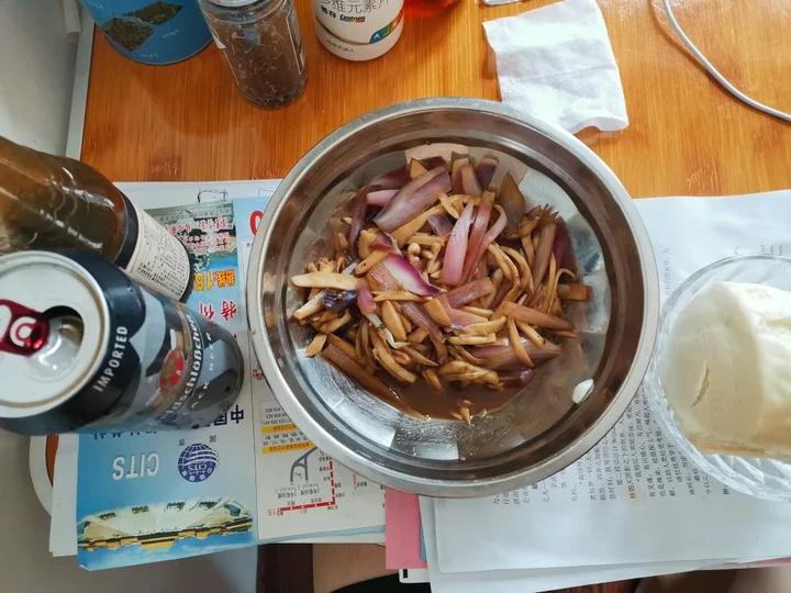 洋葱遇到杏鲍菇