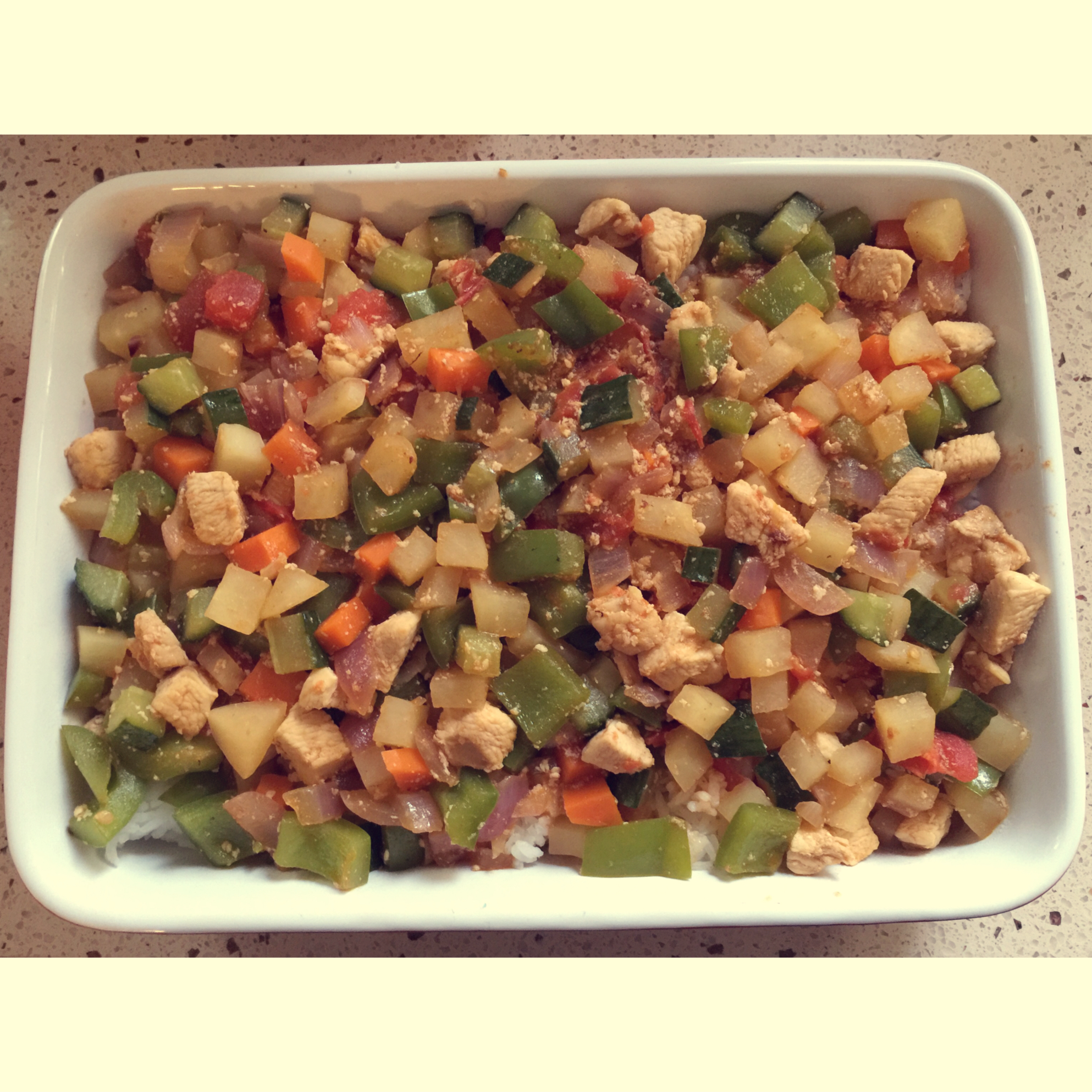 番茄鸡肉浓情焗饭【两人份】