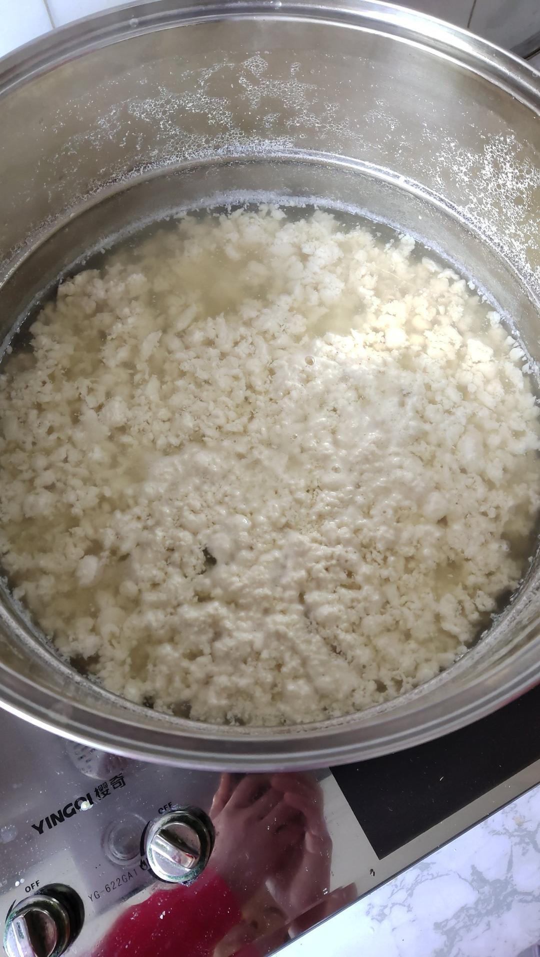 自制豆腐（白醋点豆腐）