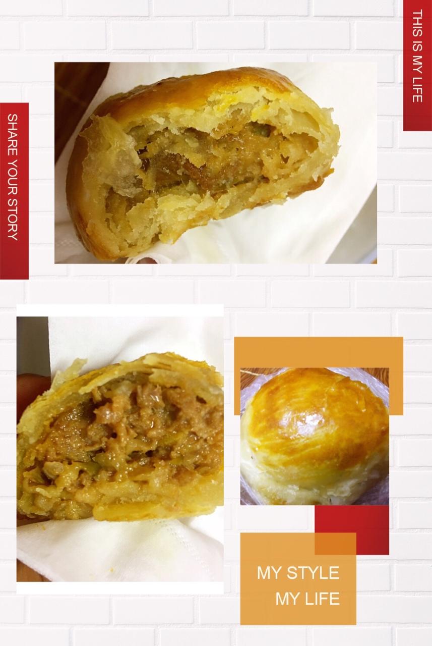 泳式鲜肉榨菜月饼