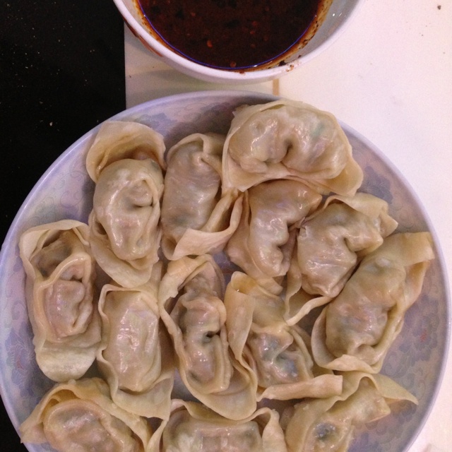 〆那个夏天做的素馅蒸馄饨