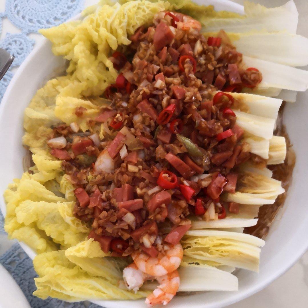 蒜蓉粉丝蒸娃娃菜