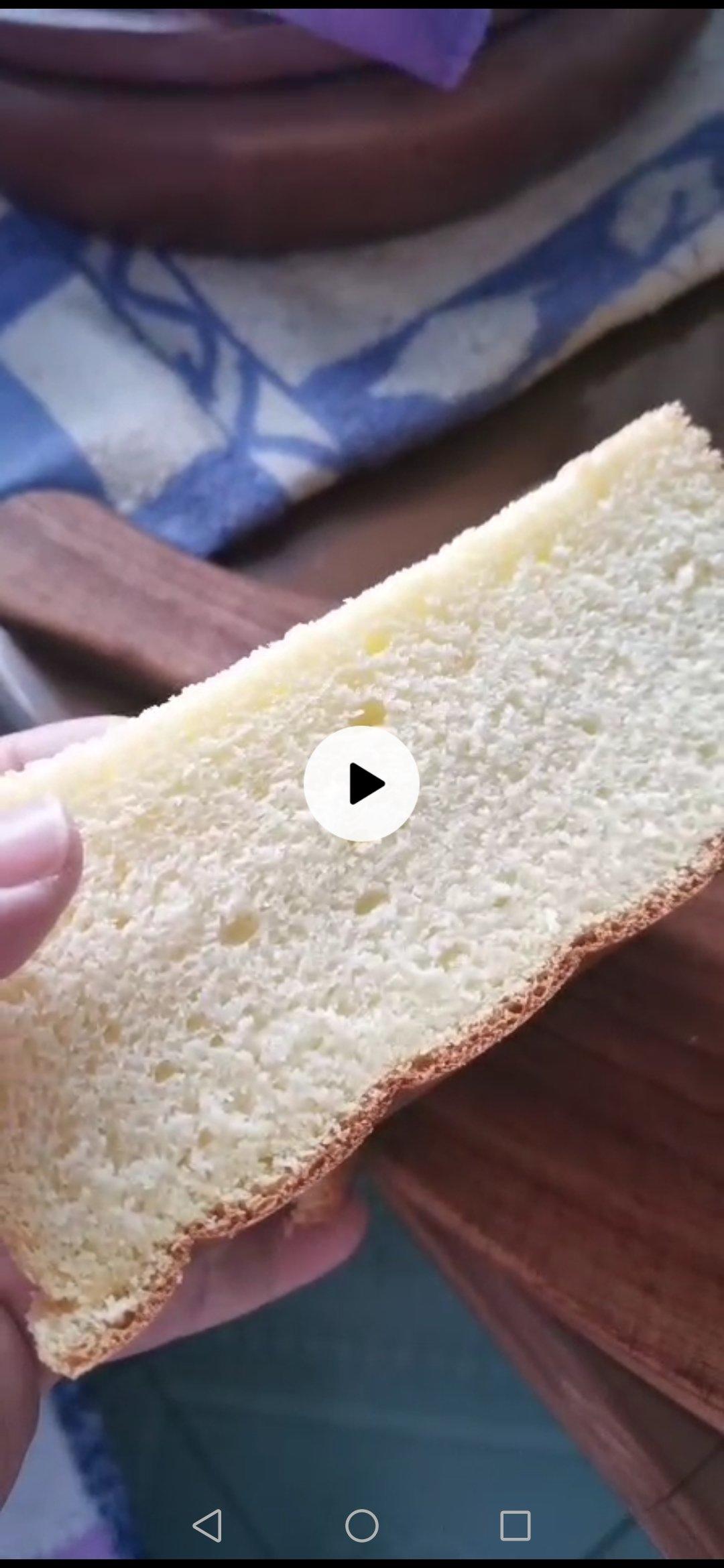 比戚风还要柔软Q弹的海绵蛋糕