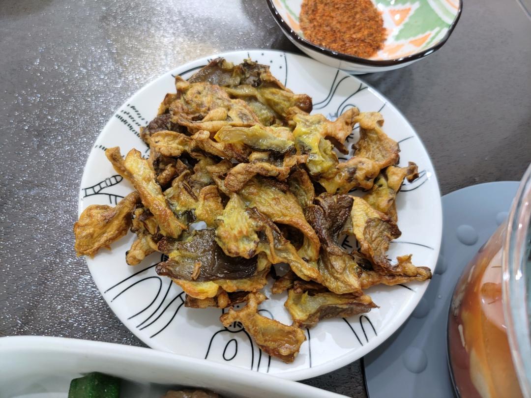 椒盐平菇 （空气炸锅）