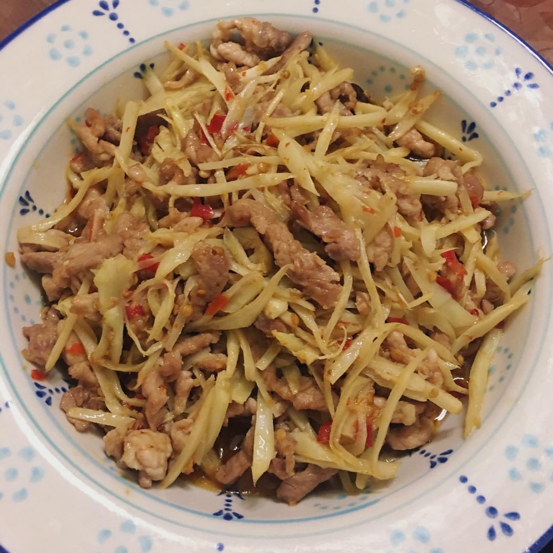 愤怒de小花做的仔姜肉丝