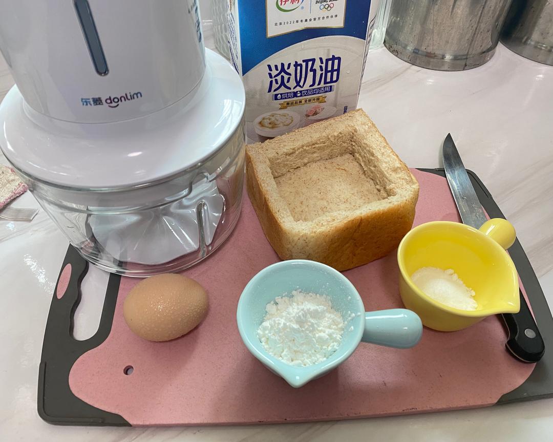 纯奶手撕吐司的做法 步骤1
