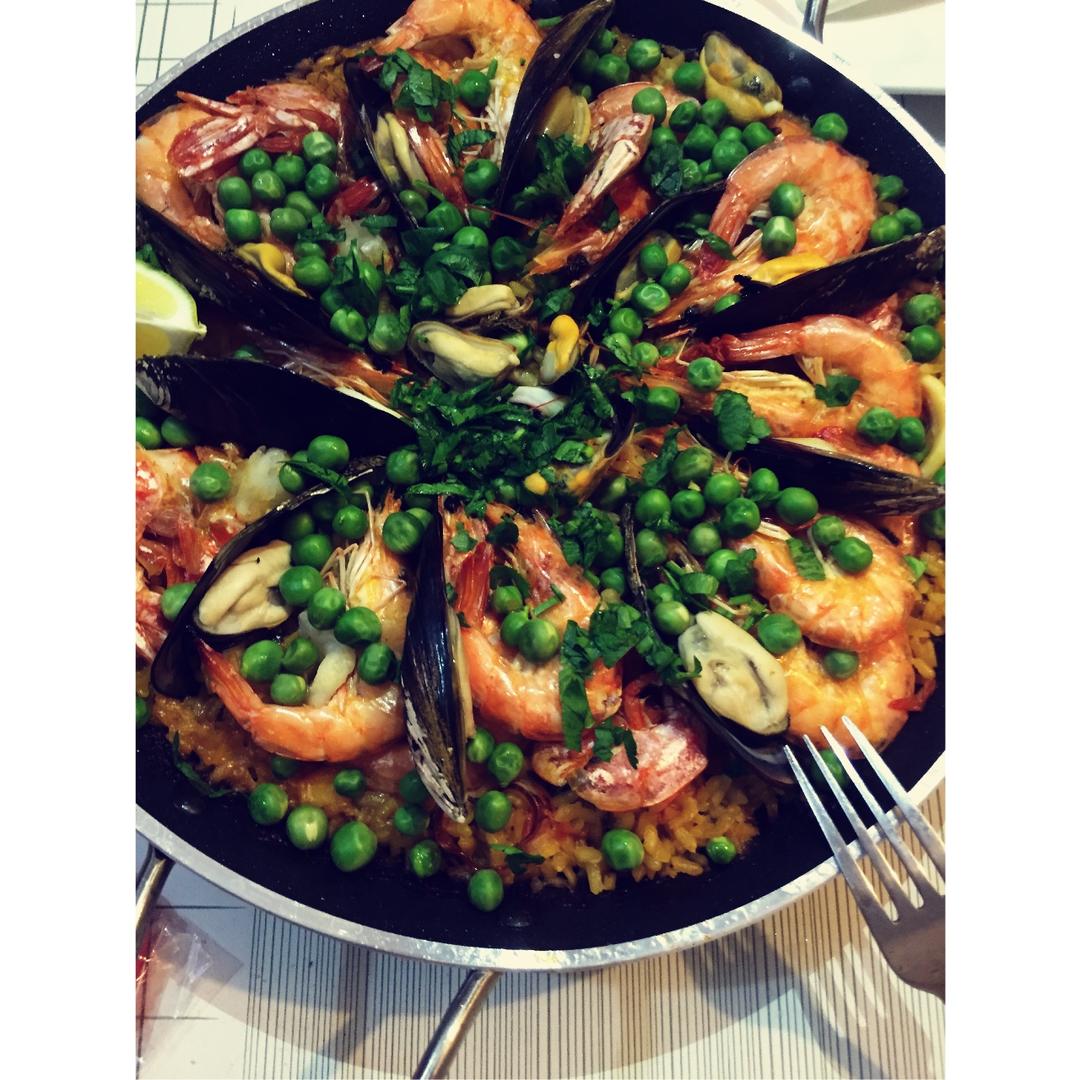 【曼食慢语】Seafood Paella 西班牙海鲜饭