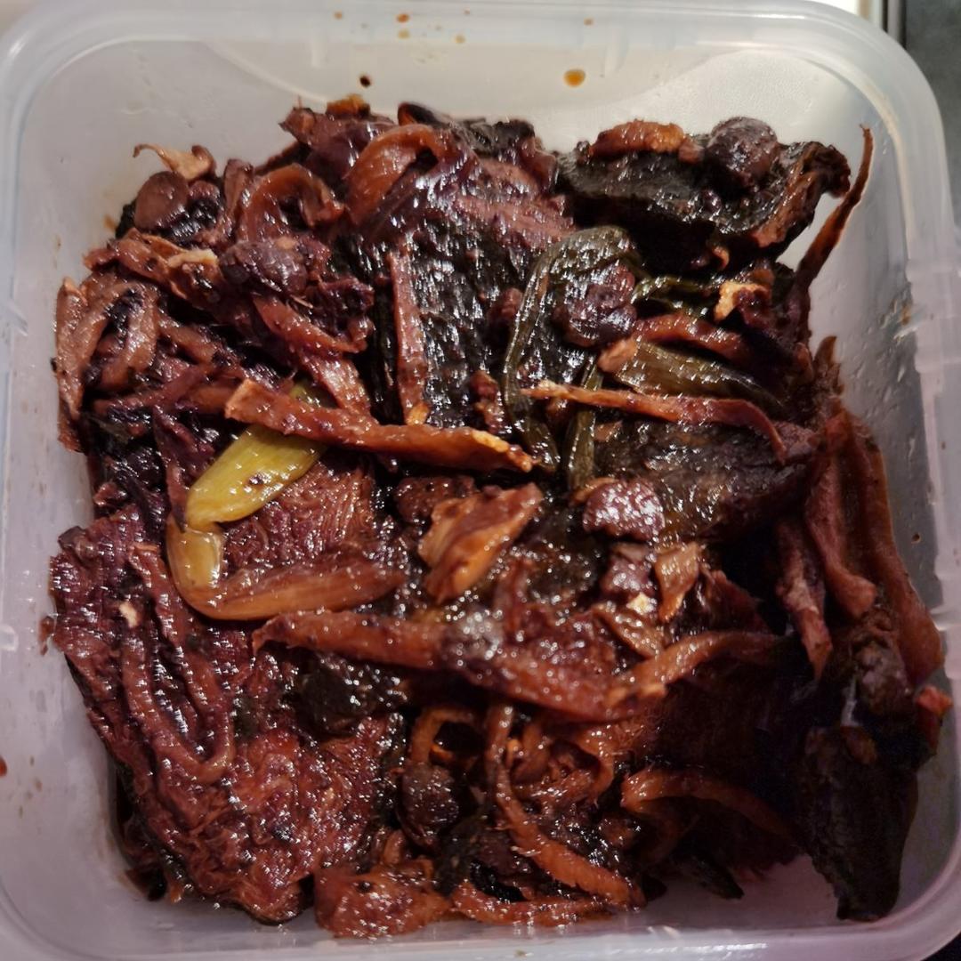 豆豉姜丝烧素鱼