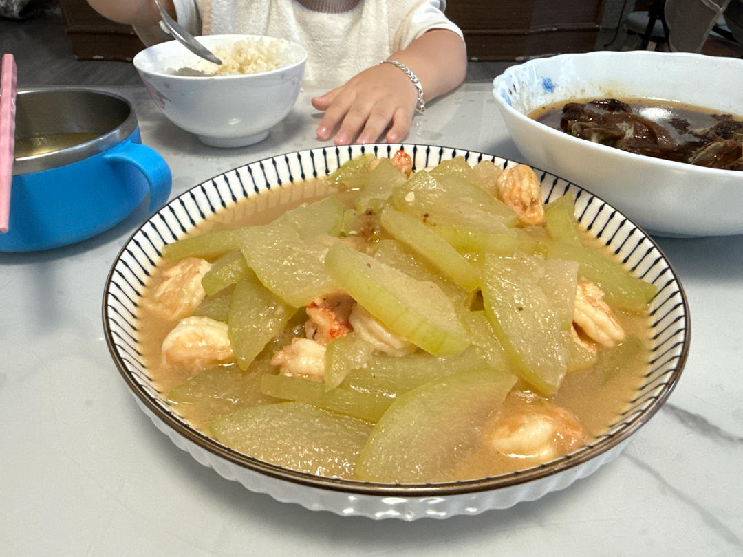冬瓜虾仁🍤减重必吃❤️超简单零难度❤️