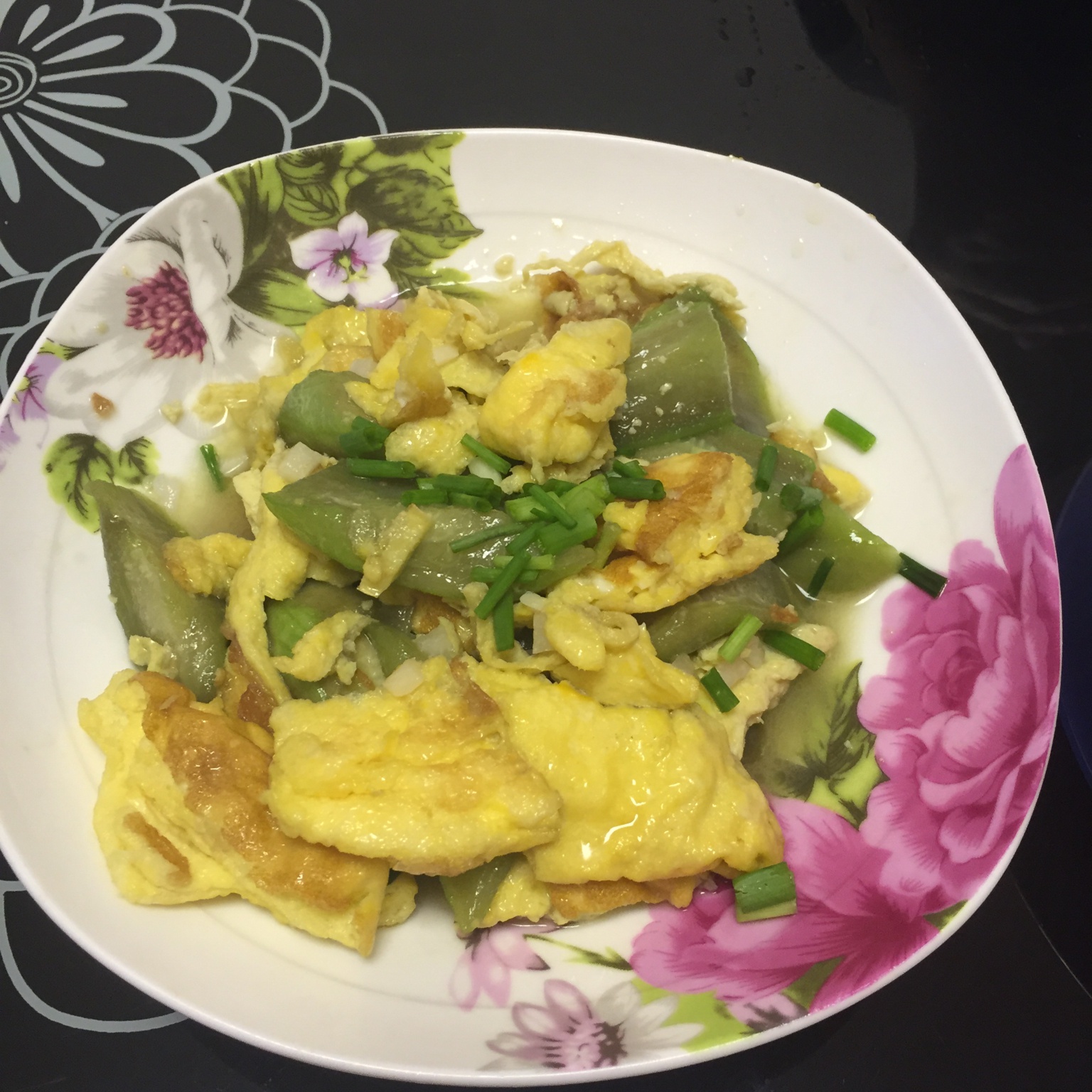 丝瓜炒蛋