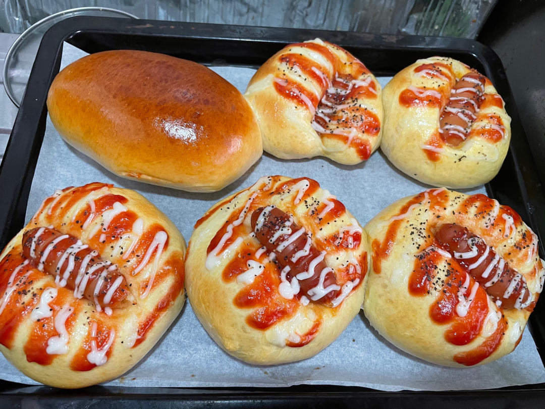 零失败香软肠仔包～跟面包店的味道没差哦