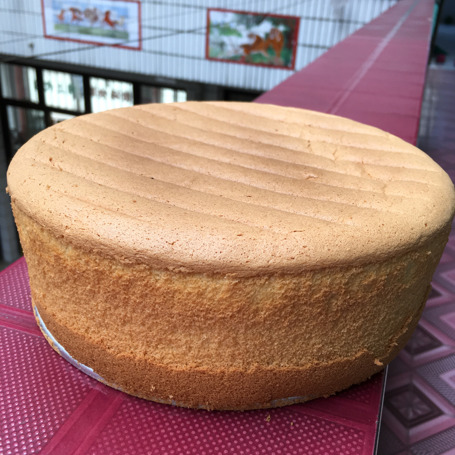 超简单完美戚风蛋糕（6寸2蛋）附打发、翻拌、脱模视频