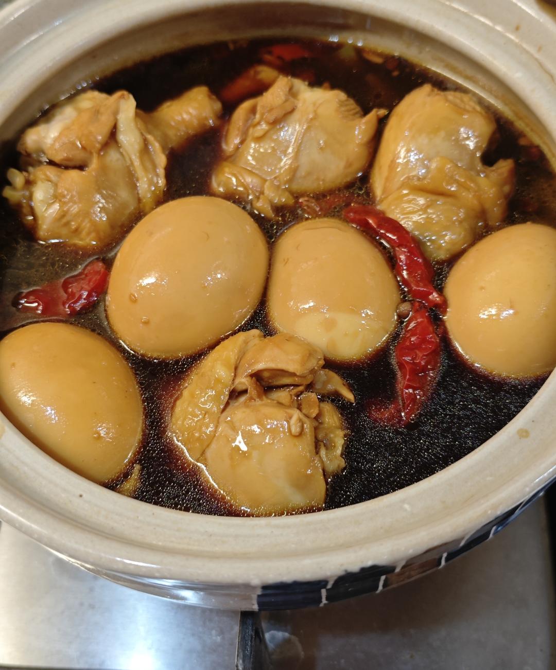 爆好吃的卤鸡腿 卤蛋❗电饭煲 炒锅都可以做~