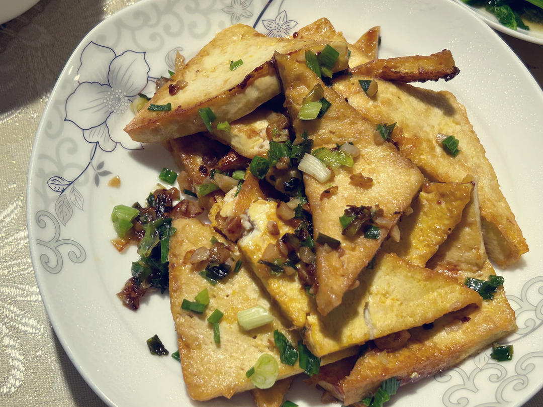 焖煎豆腐